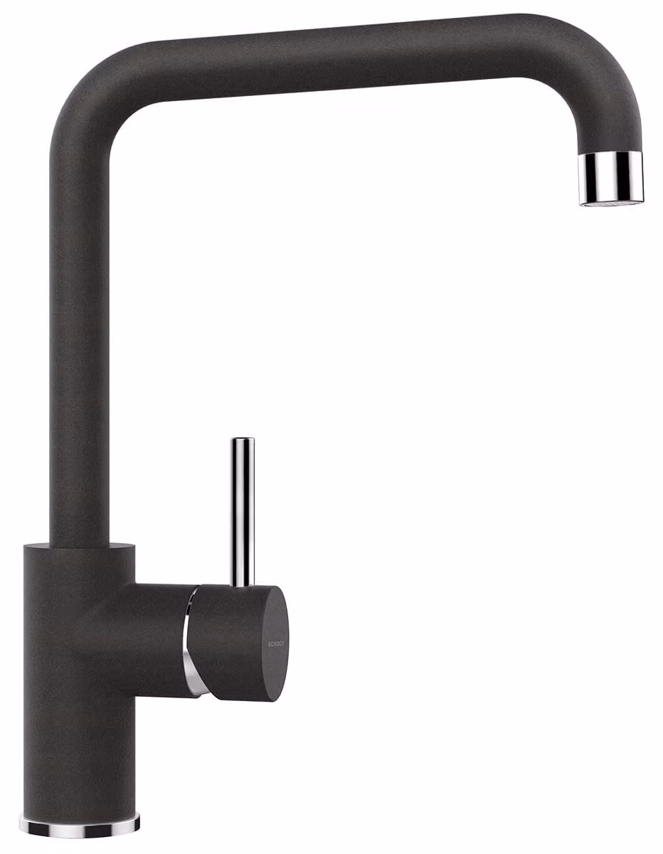 Rubinetto Schock Fonos 538000GON, Onyx, alta pressione, bocca fissa