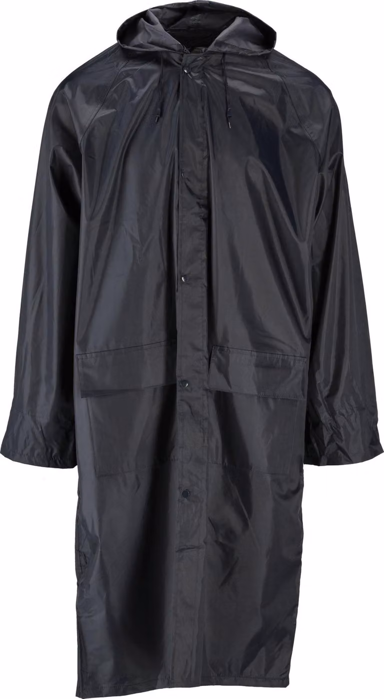 Cappotto blu navy, modello compatto