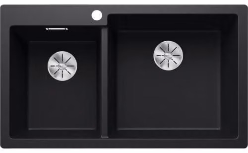 Lavello Blanco PLEON 9 86 x 50 cm nero 525958