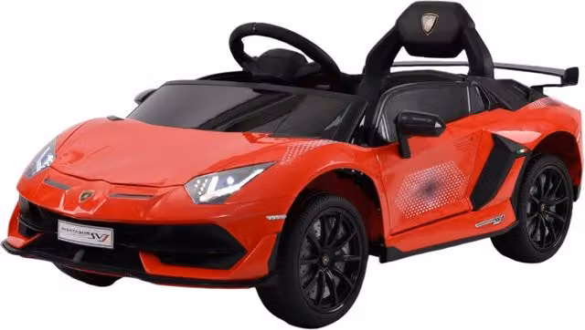 Tecnobike Shop - Auto Elettrica Per Bambini Lamborghini Svj Small 12V-Rosso