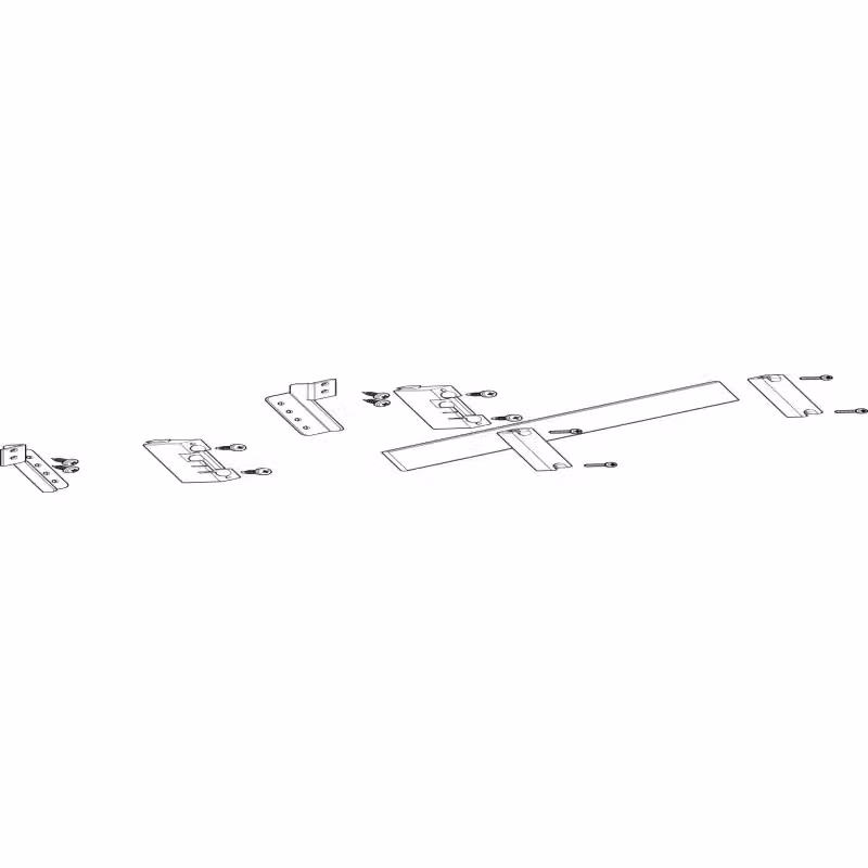 ABN Modulo per guide di raccolta 1FB/1RE N/PE con CU 30x5 mm, unipolare, 30° Standard MXSC11441