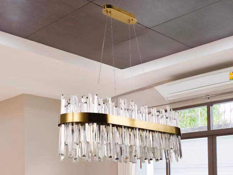Lampada a LED in cristallo con telecomando, 90W - J6334/C