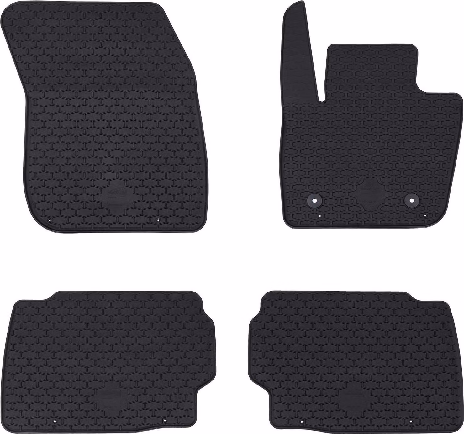 Tappetino per Auto 4 pcs Nero adatto per Ford MONDEO 2014-