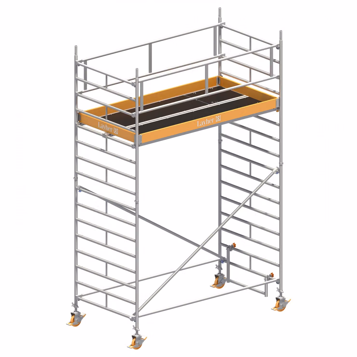 Ponteggio mobile Layher Uni, larghezza 5,50 m, AH