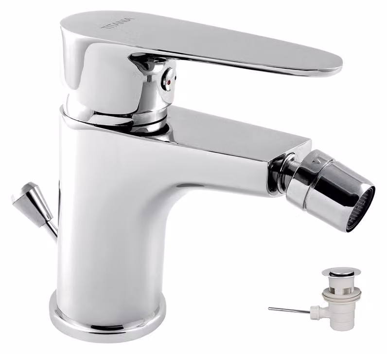 Rubinetto bidet con beccuccio cromato Titania Smart