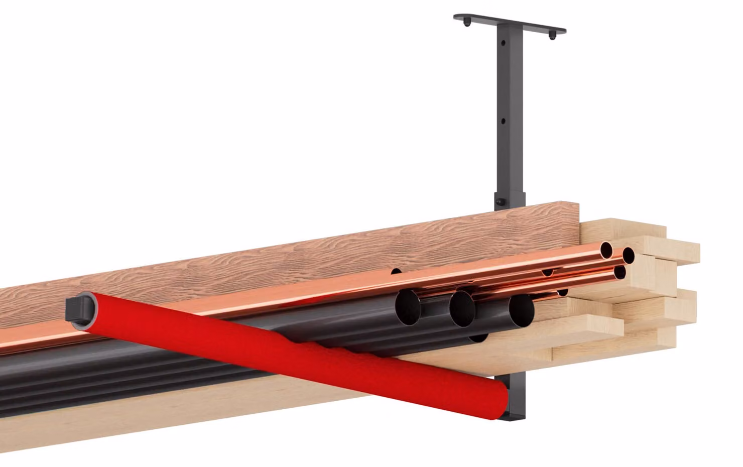 Supporti per tende in acciaio, 80 cm, capacità di carico 35 kg, adatti per kayak e scale