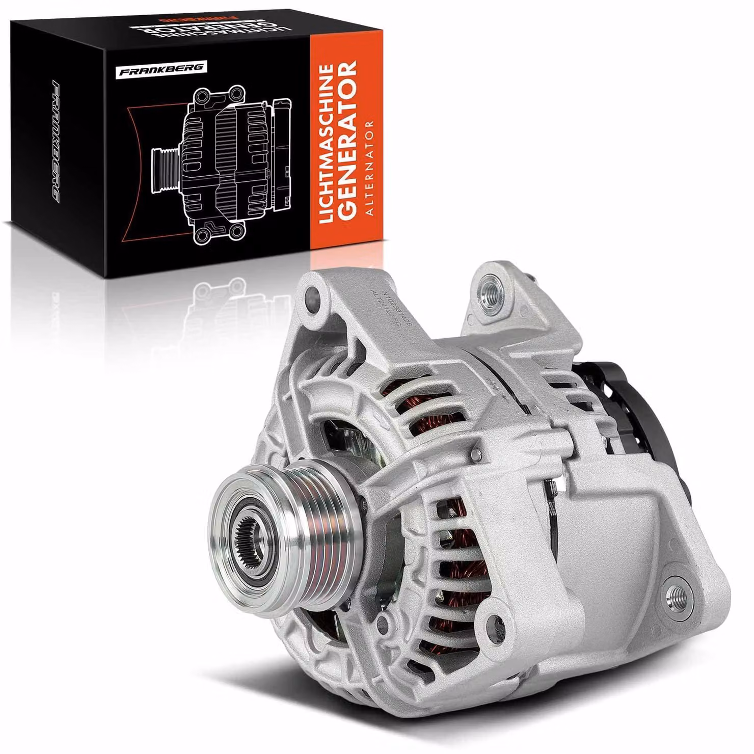 Alternatore - Corrente di carica: 100A - Tensione: 12V - Puleggia a 5 nervature