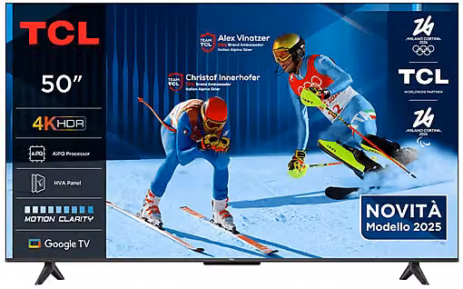 Smart TV TCL 50P6K LED 4K UHD da 50 pollici Black – 1