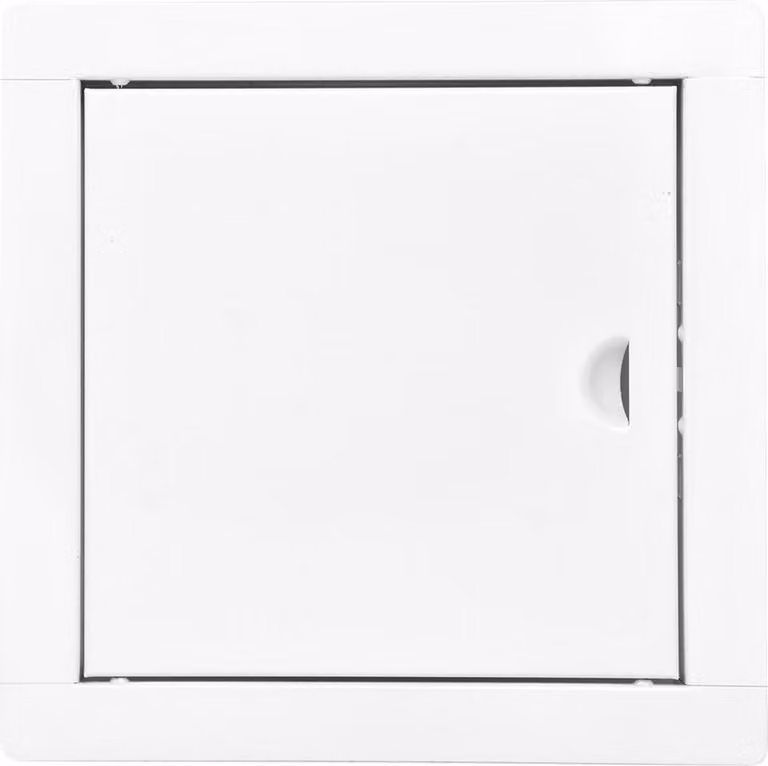 EDM Cover de Register 87749 Quadrato da incasso bianco 24,5 x 24,5 cm