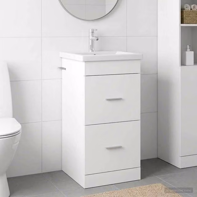 Mobile da bagno con lavabo Bianco 42 x 40 x 84,5 cm 890696