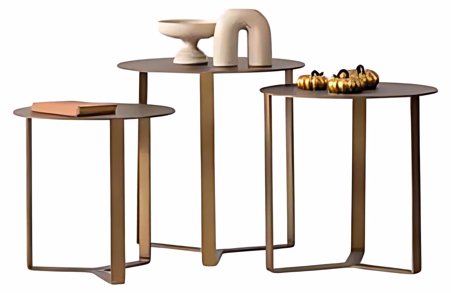 Eleganter Tisch mit zwei Beistelltischen – stilvoll & modern Couchtisch