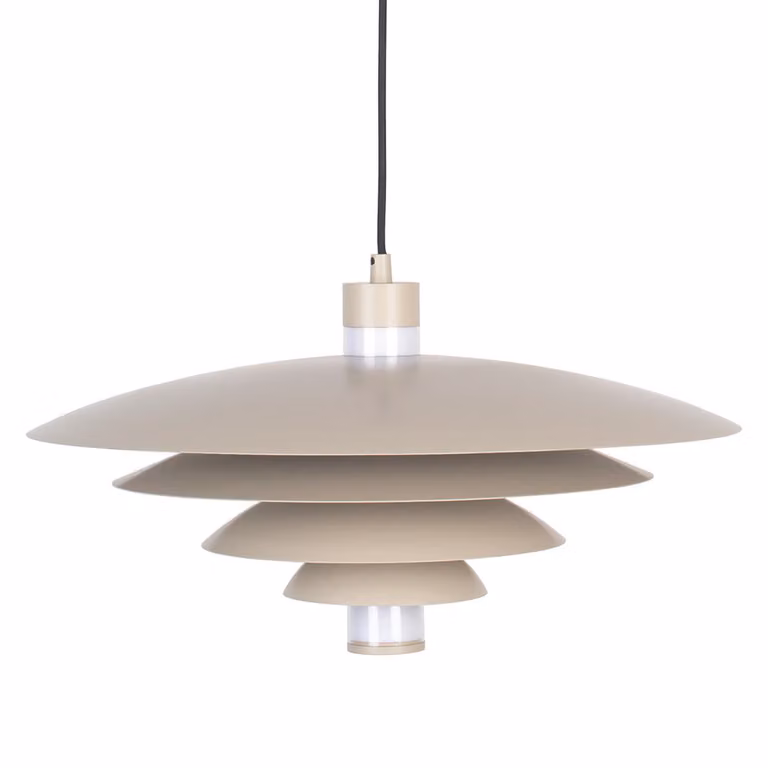 Zuiver Cole Lampada a sospensione Ferro Beige Ø55x160 cm
