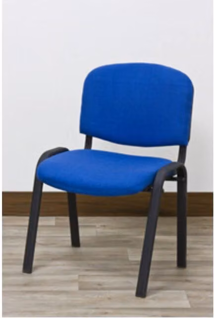 Sedia Interlocutoria Work Blu 5 Pezzi