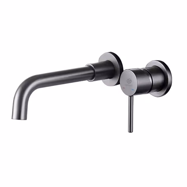 Miscelatore retrò per lavabo VELA grigio grafite LAUFERI
