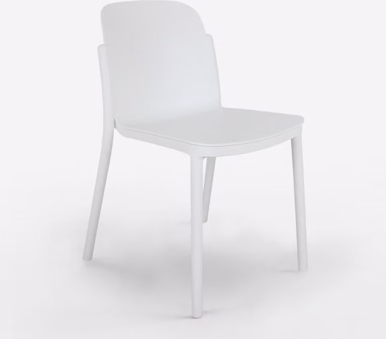 Sedia moderna per cucina, sala da pranzo, ristorante Helene - Bianco