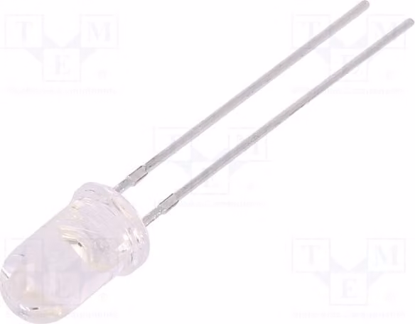 10 LED, 5mm, rosso, 250÷400 mcd, FYL-5013SRC1C, diodi LED a foro passante (THT), 5mm, 20mA, 15°, 1,7÷2,5V