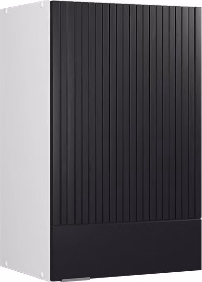 Pensile da cucina Vicco Fame-Line moderno con ante a battente, nero rigato e bianco, L: 45 cm – 1