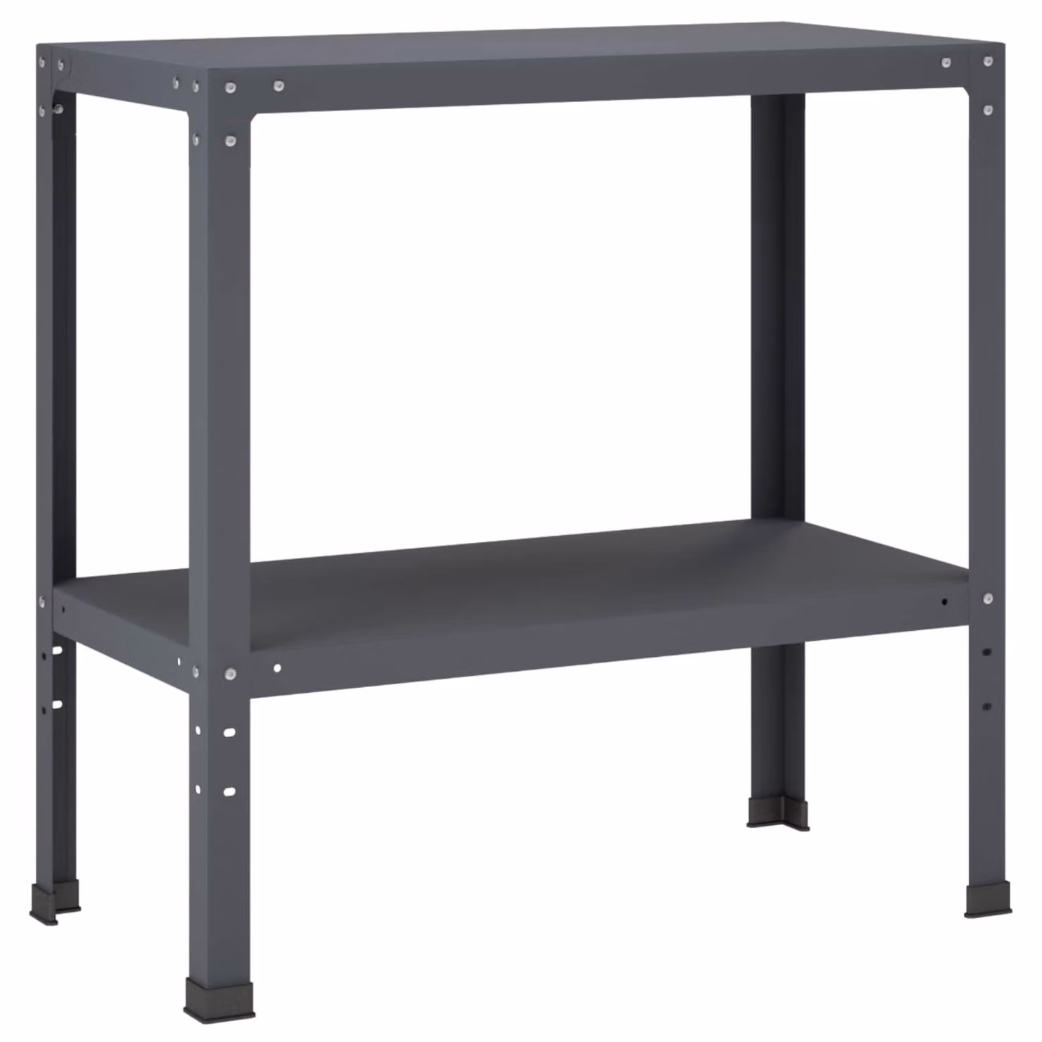 Tavolo da coltivazione, dimensioni 80 x 40 x 80 cm, acciaio con rivestimento in polvere, colore antracite