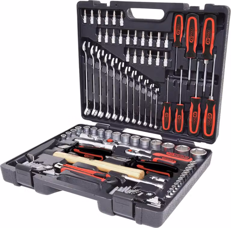 KS Tools 1/4"+3/8"+1/2" utensile universale 97pcs 917.0797