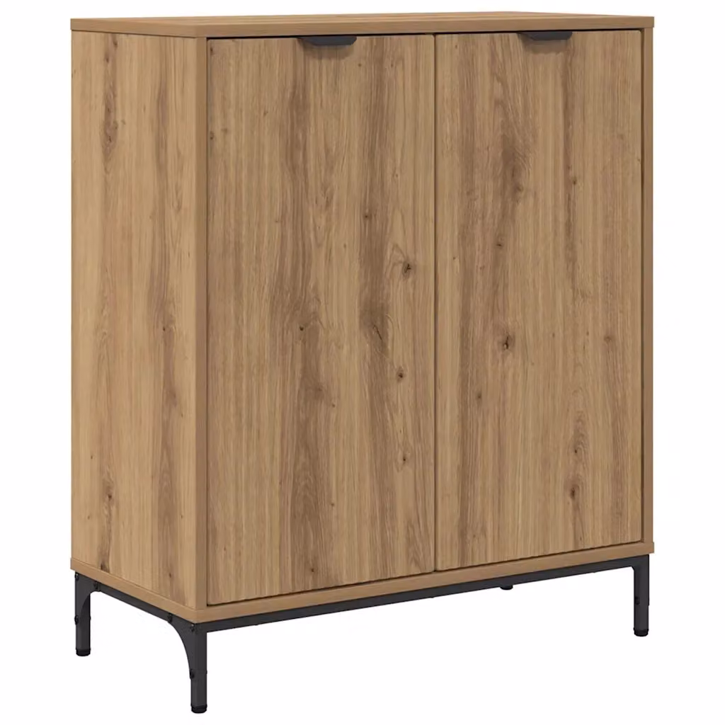 Credenza Buffet Moderna vidaXL in Legno Rovere Marrone L: 69,5 cm, P: 33 cm, H: 82 cm – 2