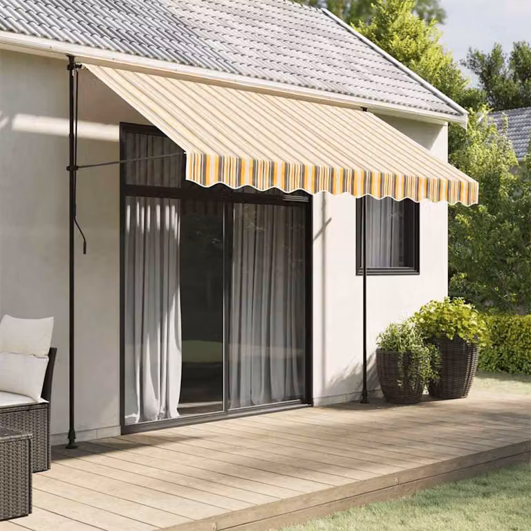 vidaXL Tessuto di Ricambio per Tenda da Sole Multicolore in Poliestere L: 300 cm, P: 245 cm, H: 20 cm