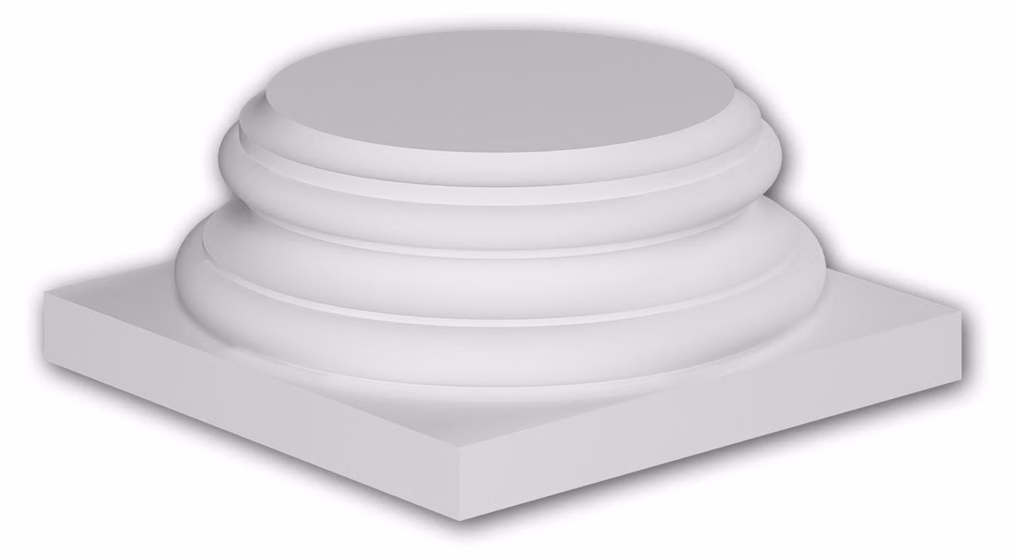 Base della colonna Profhome 413002 Decorazione della facciata stile ionico