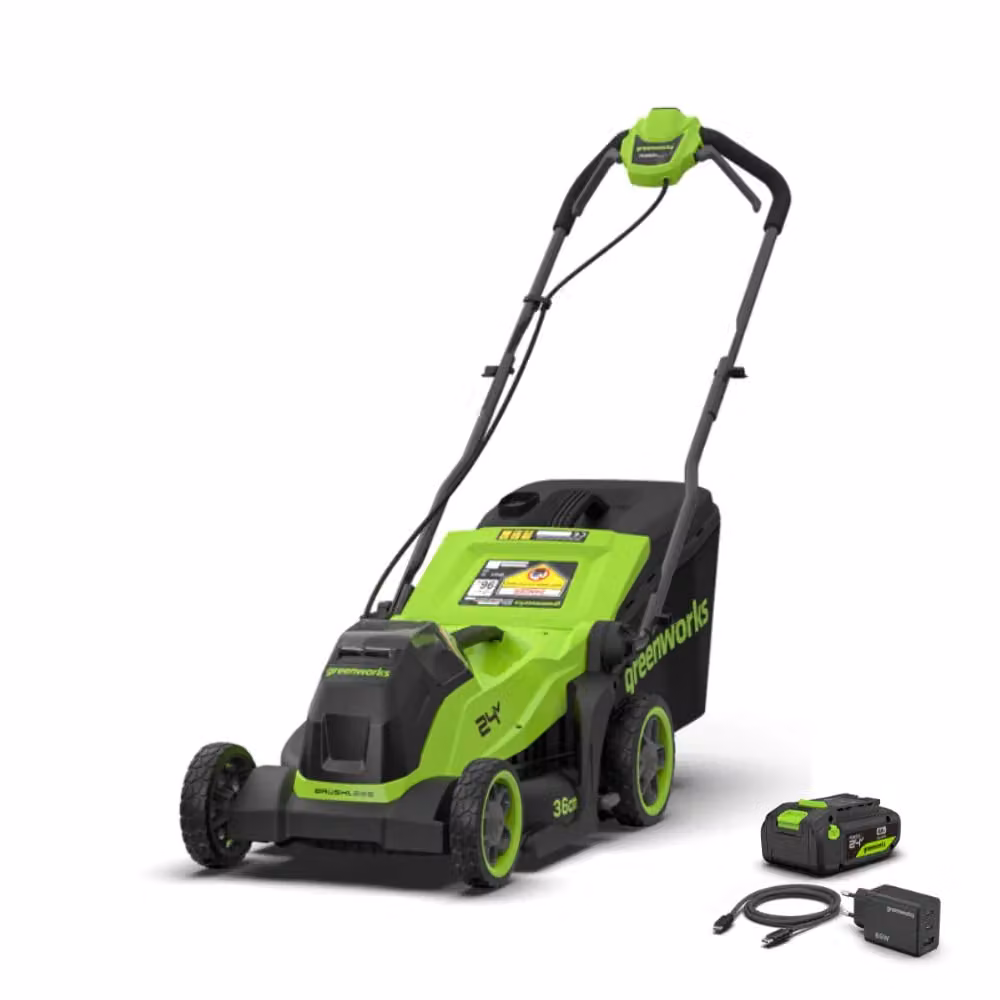 Greenworks POWERALL 24V Rasaerba 36cm Gen. II - Batteria 4Ah