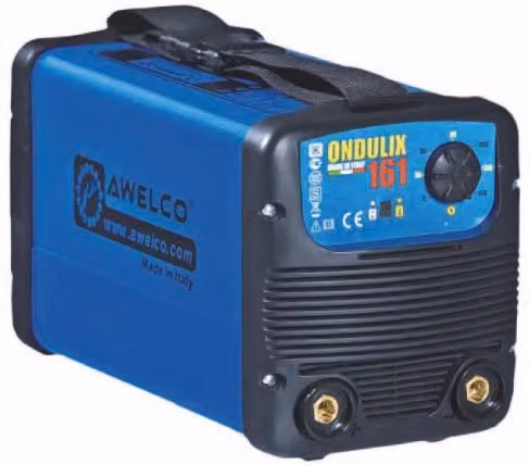 Saldatrice a Elettrodi MMA Inverter Awelco Ondulix 161 Cellulosic Blu con Valigetta