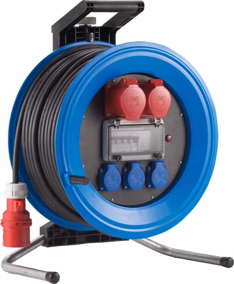 Hedi Kabeltrommel 25 m Professional Plus 450 2 CEE Steckdose 3 Steckdosen