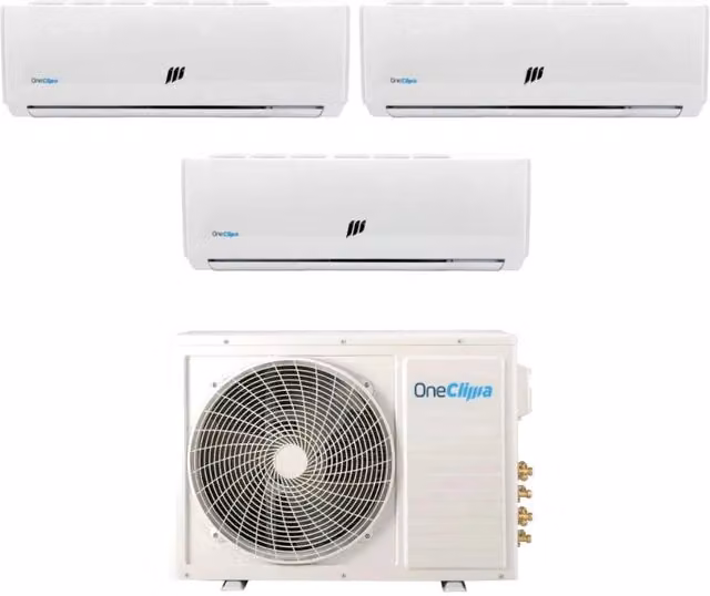 Condizionatore Trial Split OneClima Pro 12+12+12 Bianco con Wi-Fi e Controllo via App Classe Energetica A++