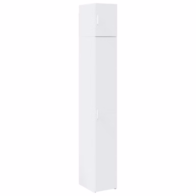 Mobile Sottile Bianco 30x42,5x225 cm in Truciolato