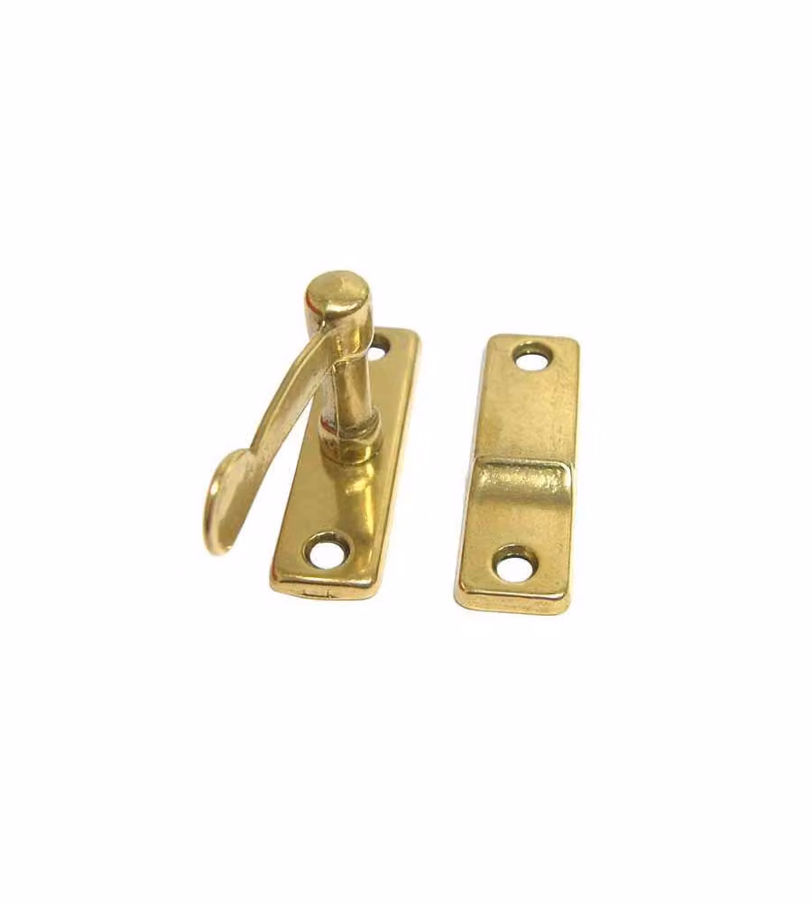 Mariva Tavellino Ottone Lucido alla Romana - 50x17 mm - Chiusura 15 mm