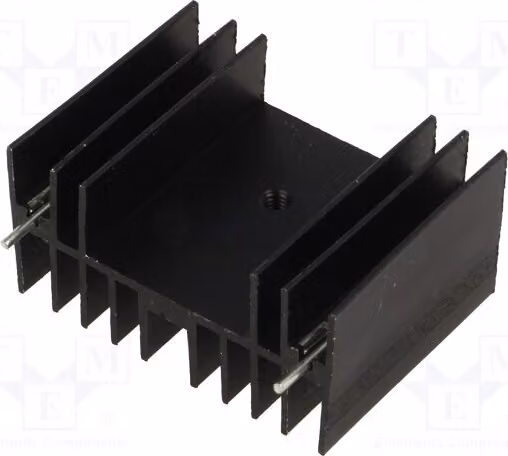 2 radiatori: pressati, colore nero, larghezza: 40 mm, lunghezza: 30 mm, altezza: 20 mm, modello RAD-DY-KY/3, compatibili con TO247
