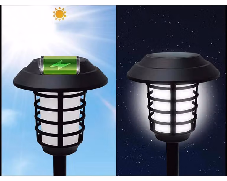 Lampada da giardino lanterna solare rgb telecomando