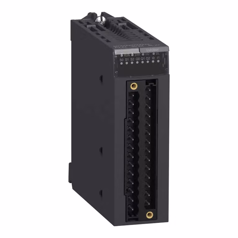 Modulo I/O Schneider Electric Modicon X80, encoder SSI, 3 canali, fino a 31 bit di dati / 1 Mbaud, versione robusta BMXEAE0300H