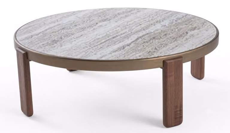 Tavolino rotondo, stile elegante, ideale per il soggiorno, mobile