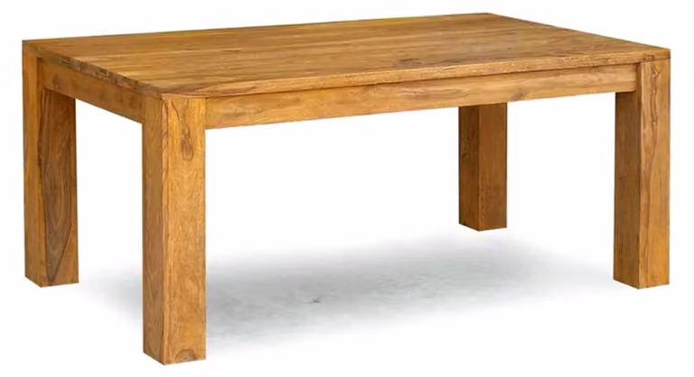 MASSIVMOEBEL24 | tavolo da pranzo in legno di Sheesham / palissandro 240x100x76 marrone oliato NATURE BROWN #828