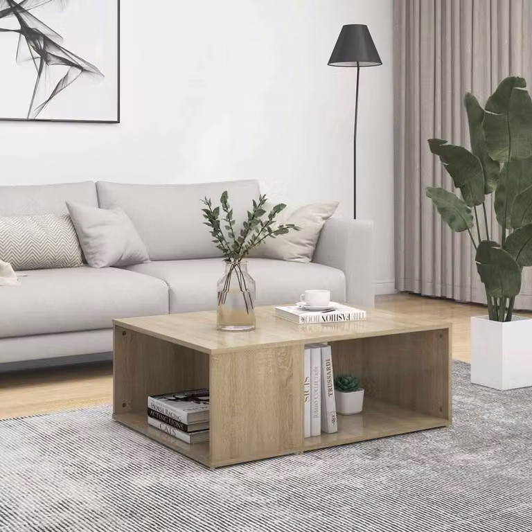 vidaXL Tavolino in rovere Sonoma 90x67x33 cm in legno - Tavolino - Tavolini - Tavolo da salotto - Tavoli da salotto