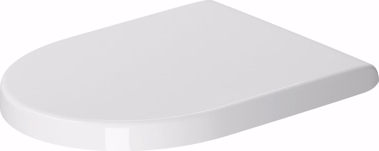 Duravit WC-Sitz Starck 3 Scharniere Edelstahl weiß