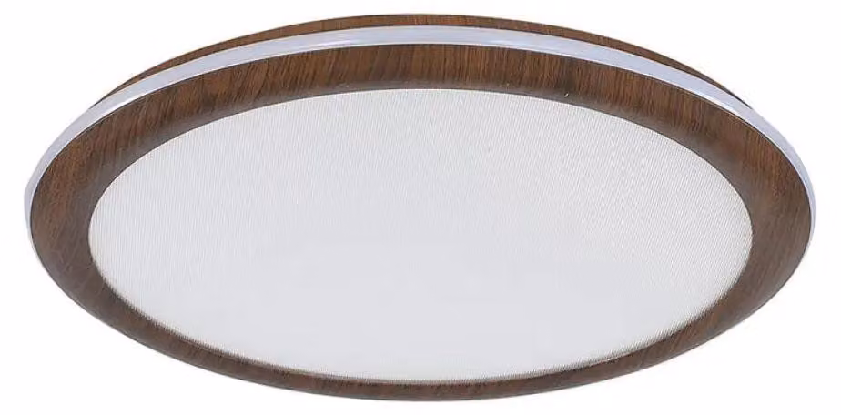 V-TAC Lampadario LED a Plafone 36W Effetto Legno con Telecomando CCT Dimmerabile Ø410 mm – SKU 24140