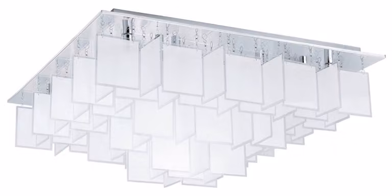 Eglo 92813 Condrada 1 Plafoniera 16 luci bianco chiaro cromo