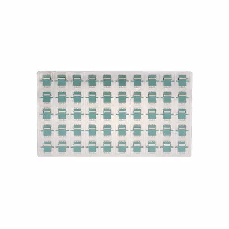 Metz Connect OpDAT LC-D Connettore OM3 (colore acquamarina) - 50 pezzi 15090077-50