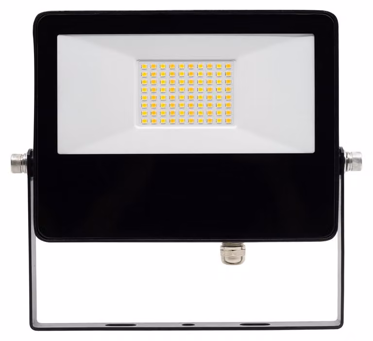 Proiettore LED da Esterno Sky 40W con Tecnologia Switch CCT 3000K/4000K/5000K, Fascio 115º, Struttura in Alluminio Nero - Beneito & Faure