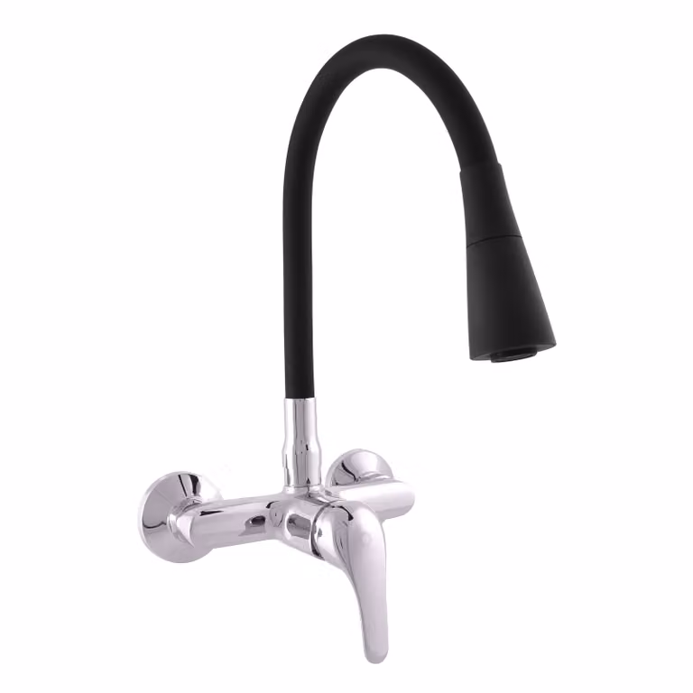 Slezák-RAV Slezák Rav Miscelatore per lavello con braccio flessibile SA002/13 Colore: cromo, Dimensioni: 150 mm