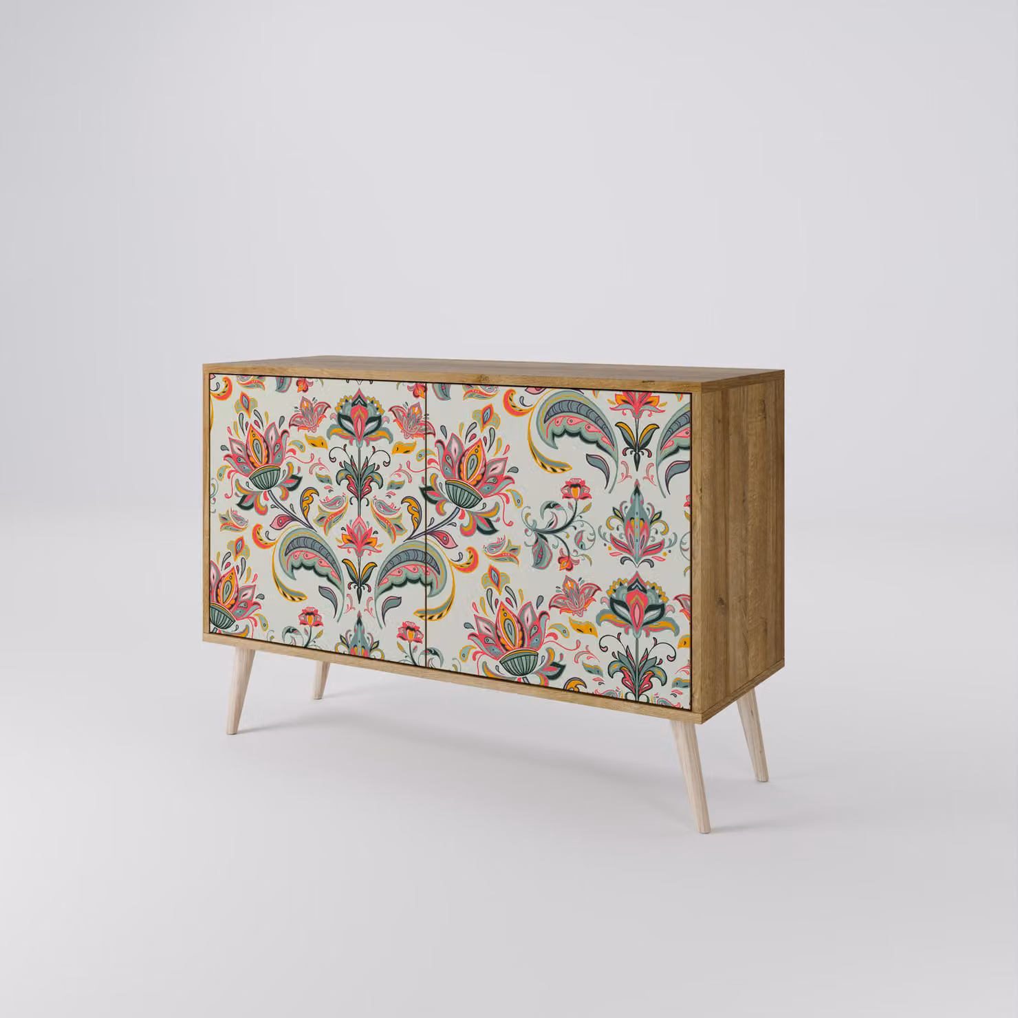 Cassettiera Spacerebels a 2 ante - credenza cassettiera - credenza alta - mobile guardaroba - soggiorno camera da letto - 57,5×111×42 (HxLxP)