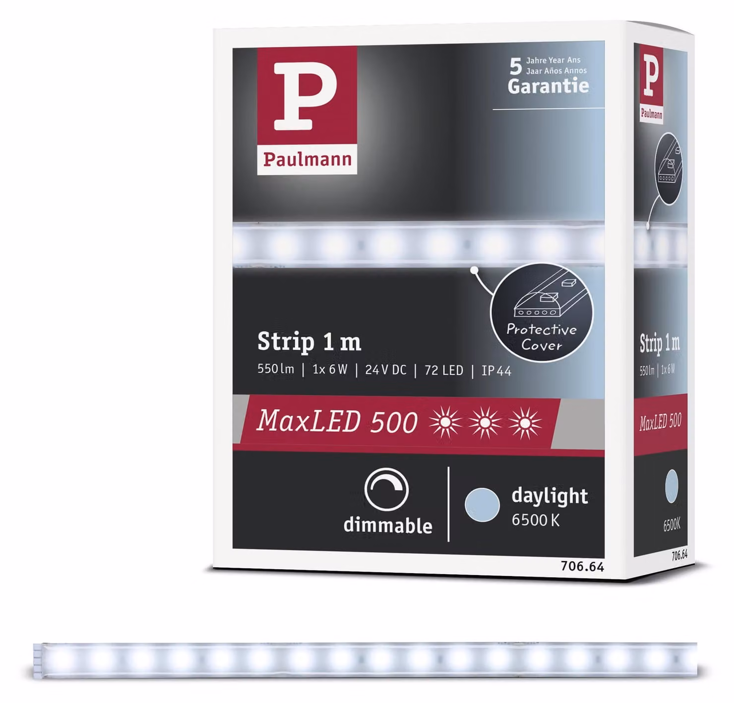 Paulmann MaxLED 500: Striscia LED, luce bianca diurna, confezione singola