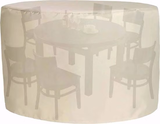 Tavoli esterni circolari impermeabili - 340 x 130 cm, duraturi e resistenti all'usura