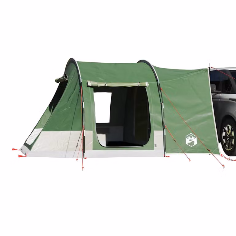 Tenda da campeggio per auto vidaXL per 2 persone, impermeabile, verde in poliestere