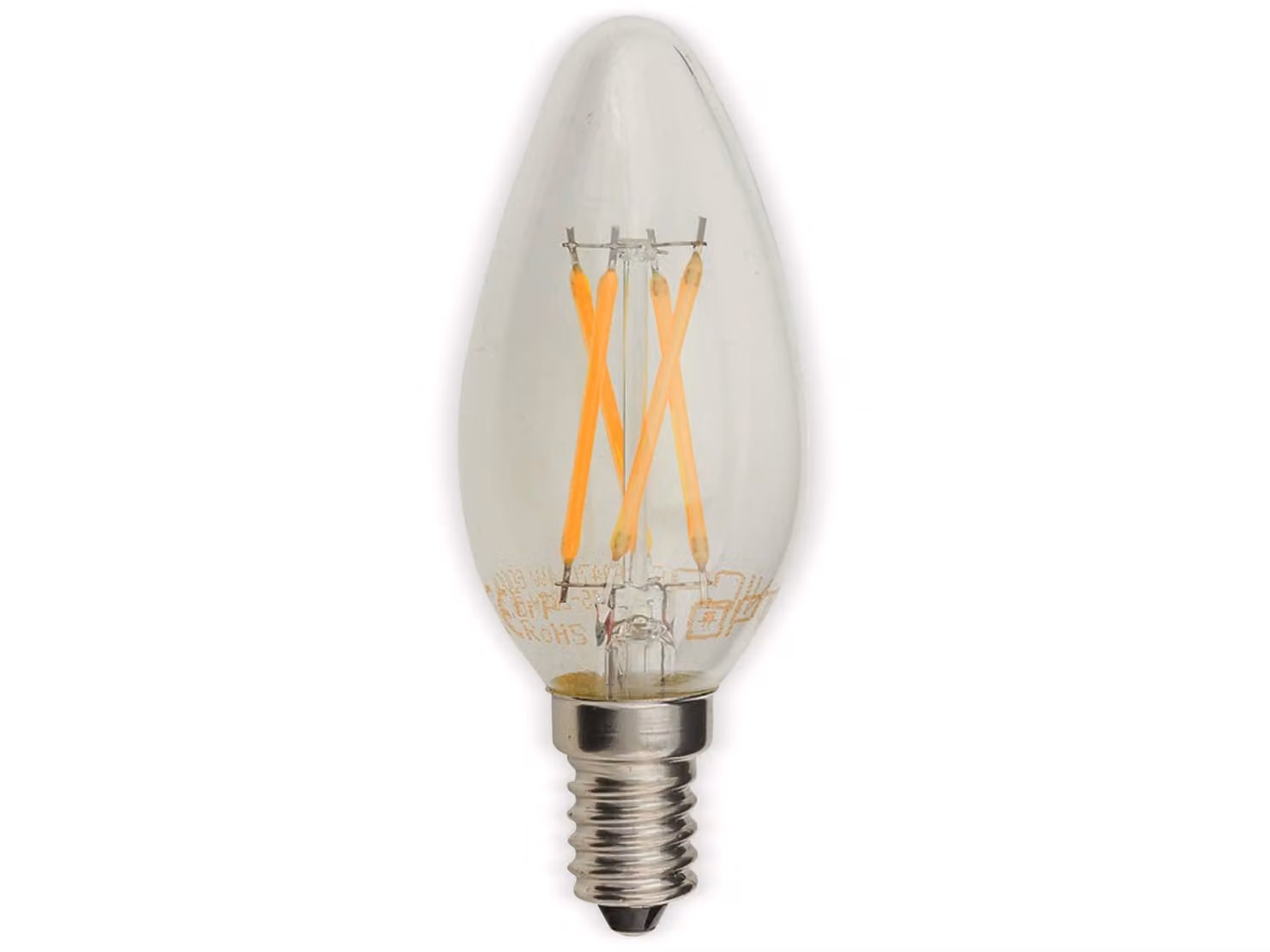 lampada led a filamento mod. 'oliva' 4w - e14 - 400lm - 2700k