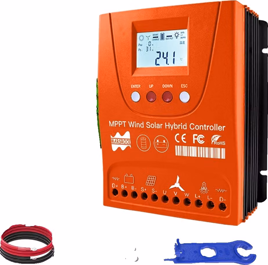 Controllore solare eolico ibrido MPPT, 1500W di potenza eolica, 1500W di potenza solare, WIND1500W Solar1500W, AUTO 12V 24 V, ibrido eolico-solare esterno